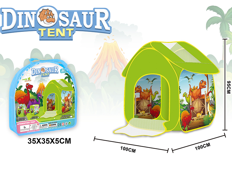 Cartoon Dinosaur House Shaped Tent