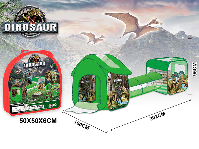 Dinosaur Tent Three-Piece Set