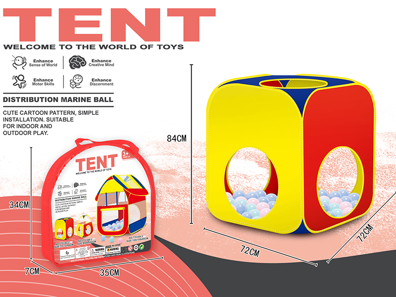Square Toy Tent