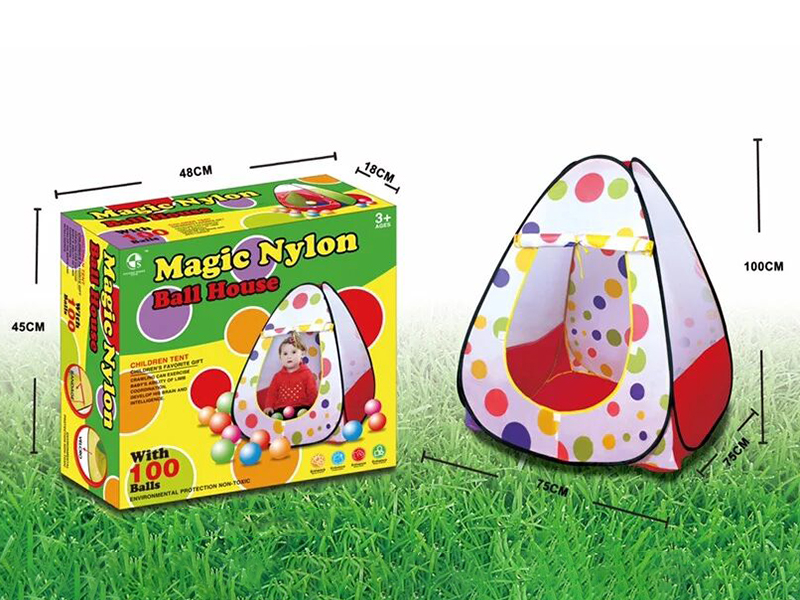 Children's Tent With 100pcs Ocean Balls