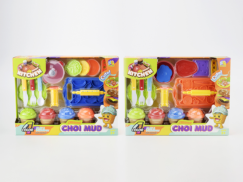 Colored Mud Kitchen Set