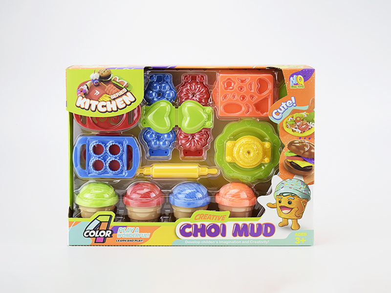Colored Mud Biscuit Dim Sum Set