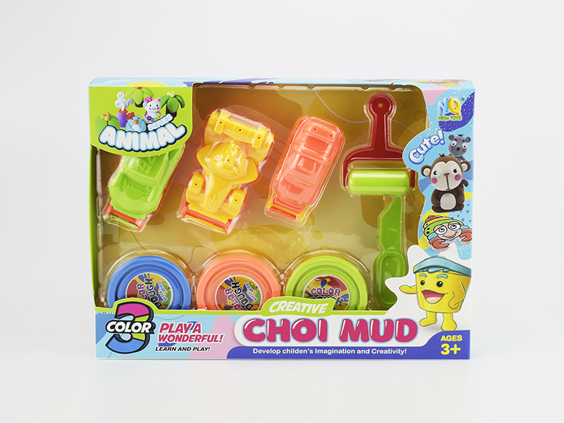 Colored Mud 3D Racing Set