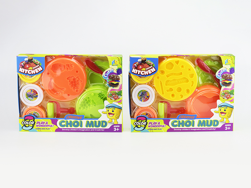 Colored Mud Fruit Cake Set