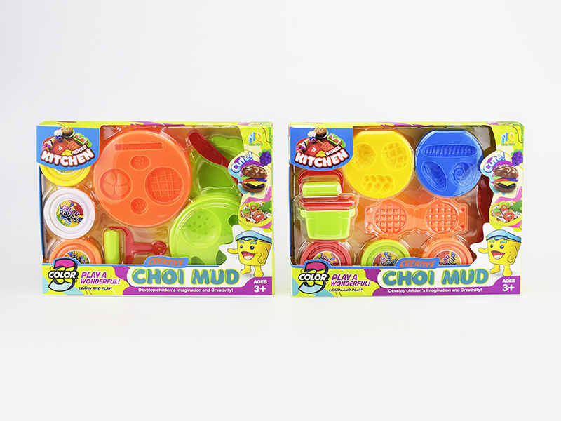 Colored Mud Hamburg Bread Set