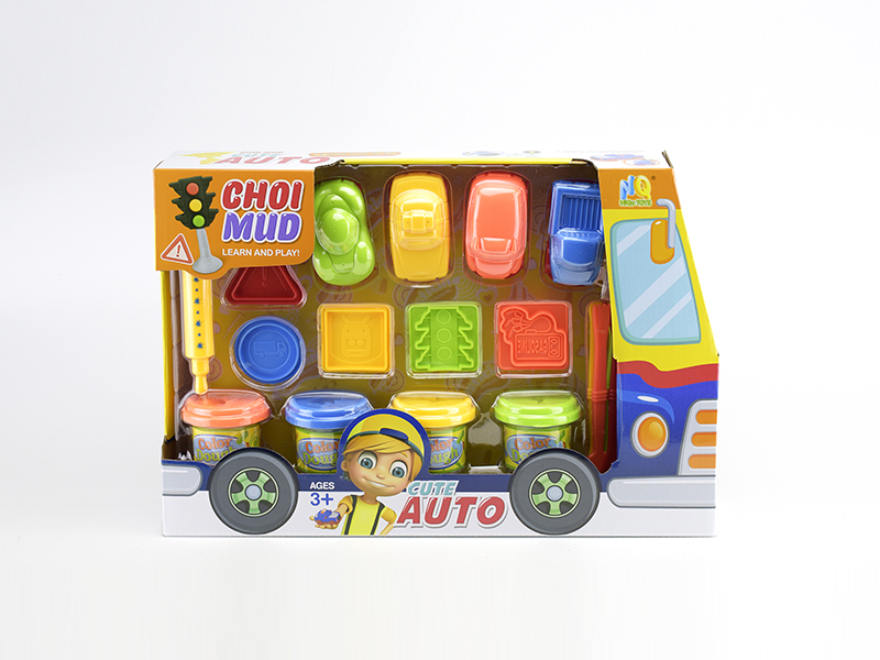 Colored Mud Car Set