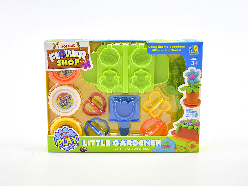 Colored Mud Flower Craftsman Set