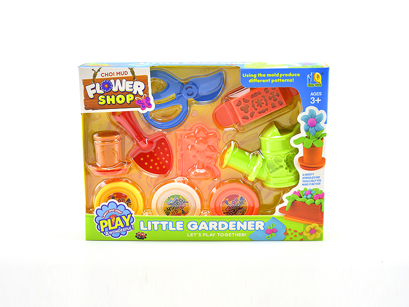 Colored Mud Flower Craftsman Set