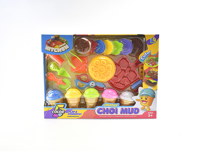 Colored Mud Pizza Hamburg Set