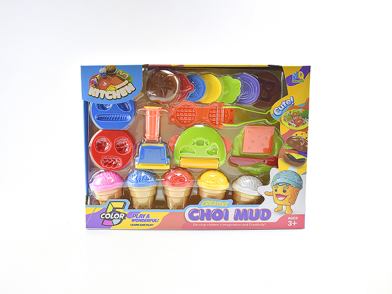 Colored Mud Hamburg Bread Set