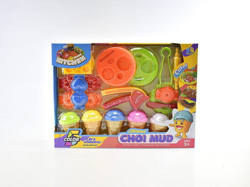 Colored Mud Hamburg Biscuit Set