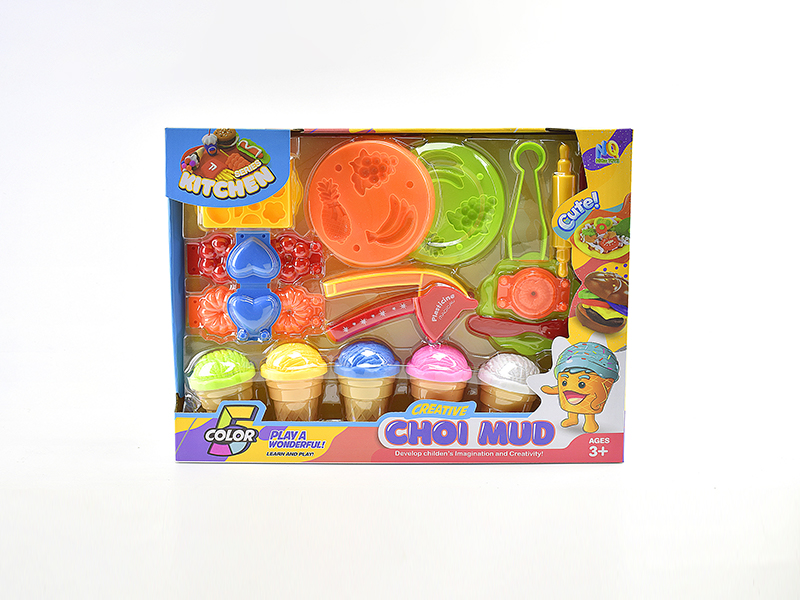 Colored Mud Fruit Biscuit Set