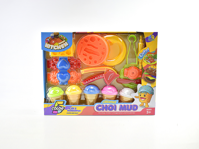Colored Mud Cake Biscuit Set