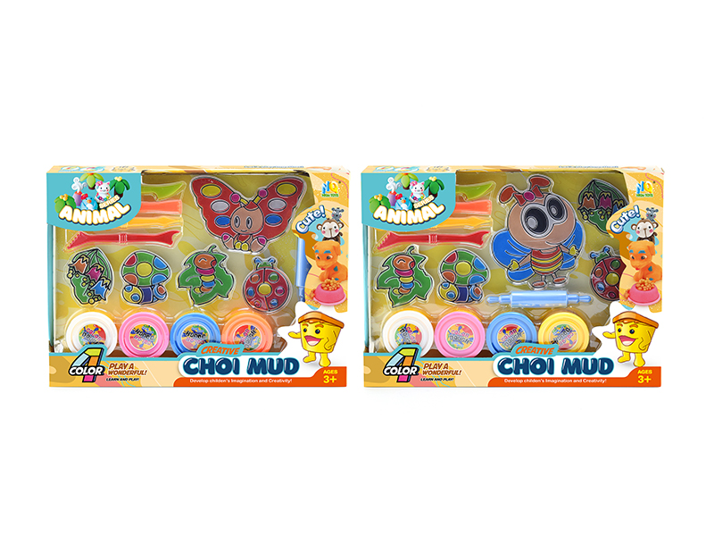Colored Mud Insect Set