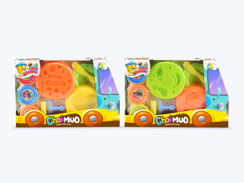 Colored Mud Fruit Cake Set