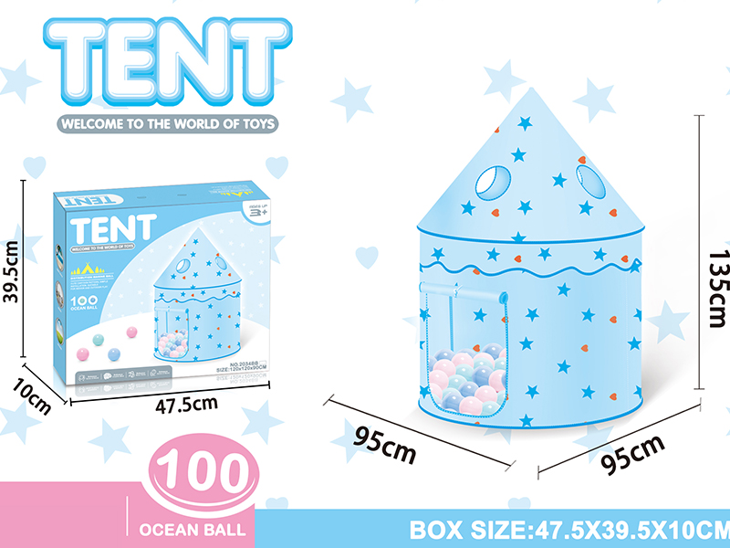 Yurt Tent With 100pcs Ocean Balls