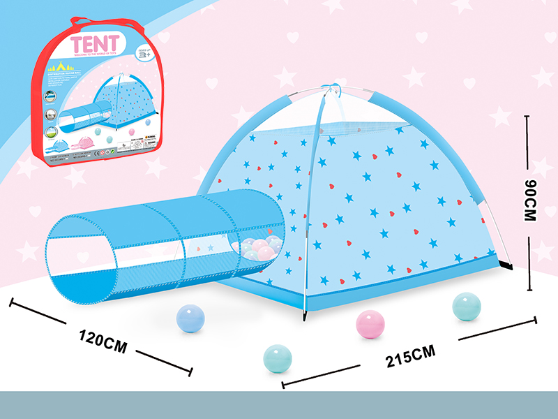 Beach Tent With Tunnel Two-Piece Set