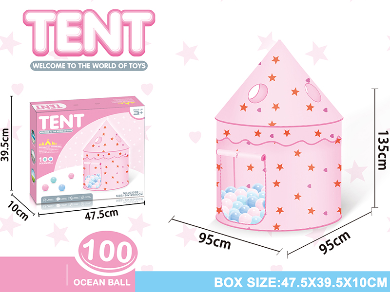 Yurt Tent With 100pcs Ocean Balls