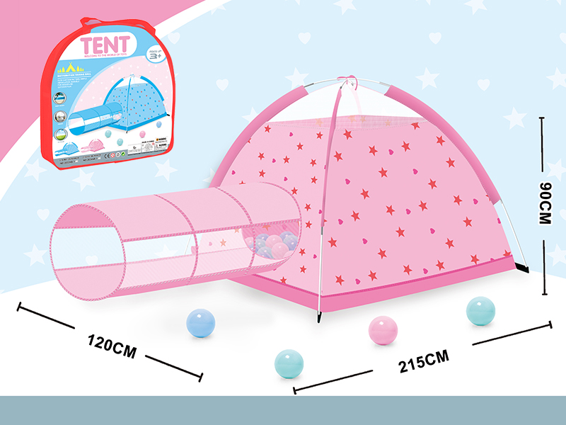 Beach Tent With Tunnel Two-Piece Set