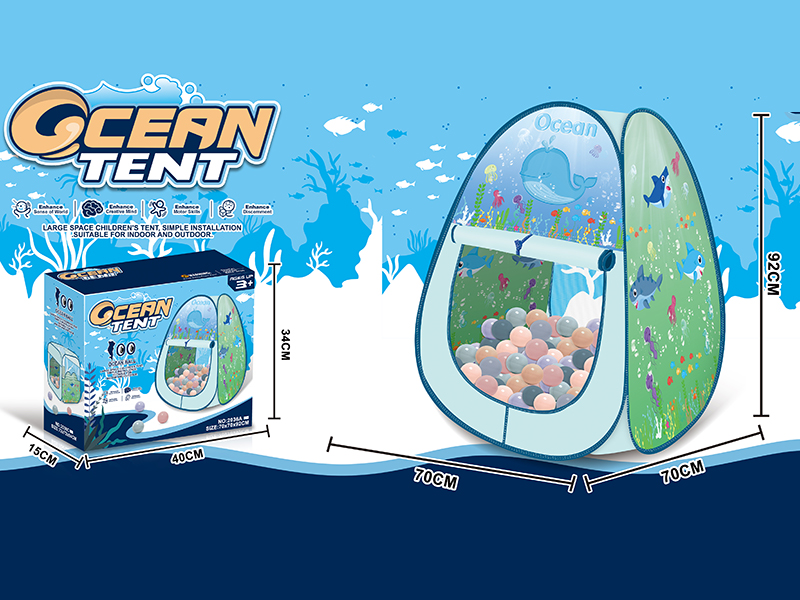 Ocean Tent With 100pcs Ocean Balls