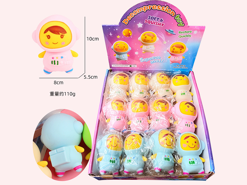 Decompression Toy Squeeze Astronaut 12PCS