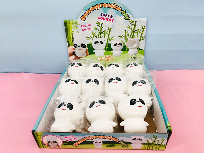 Decompression Toy Squeeze Panda 12pcs