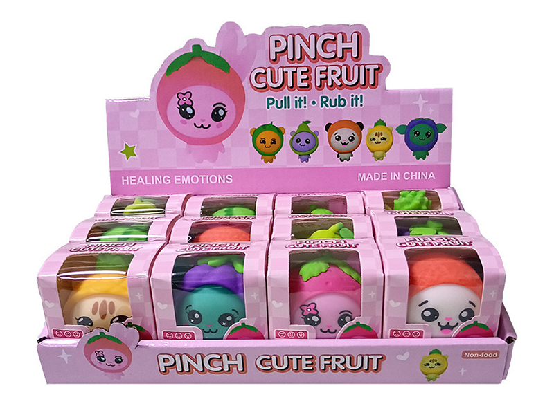 Decompression Toy Squeeze Fruit 12pcs