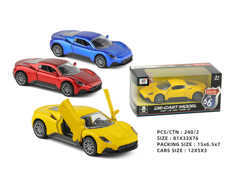 1:32 Pull Back Open The Doors Alloy Car - Maserati(1PCS)