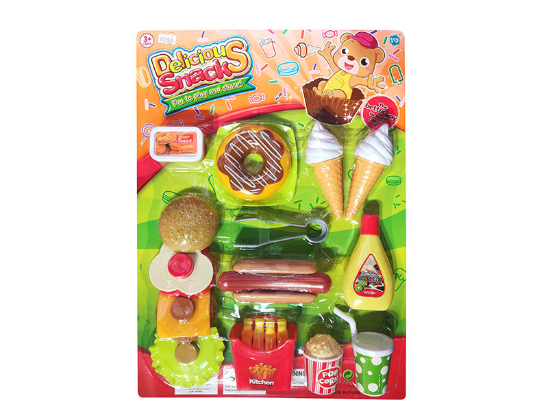 Hamburger Fast Food Set
