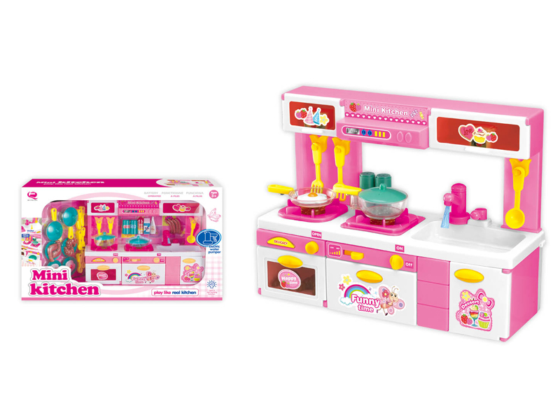 B/O Kitchen Set With Water Outlet Sound And Light