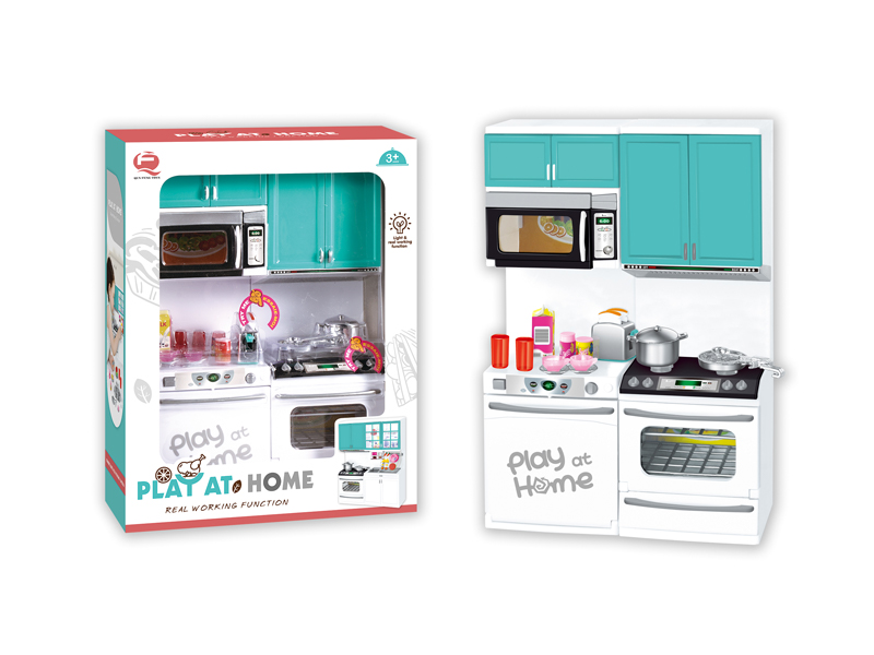 Light Green Kitchen Toy Set