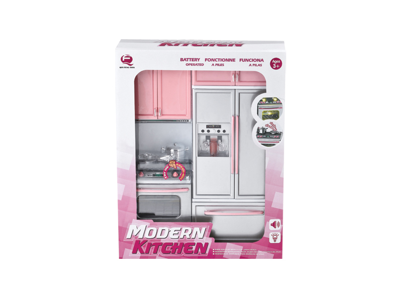 Pink Kitchen Toy Set