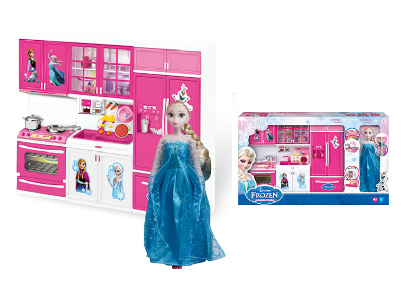 Kitchen Toy Set + Doll