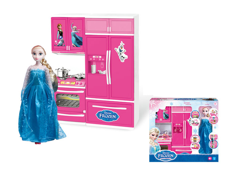 Kitchen Toy Set + Doll
