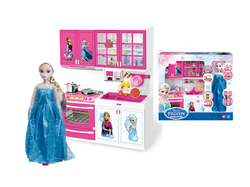Kitchen Toy Set + Doll