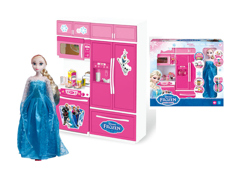Kitchen Toy Set + Doll