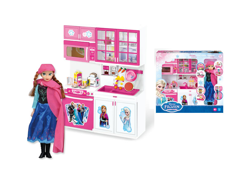 Kitchen Toy Set + Doll