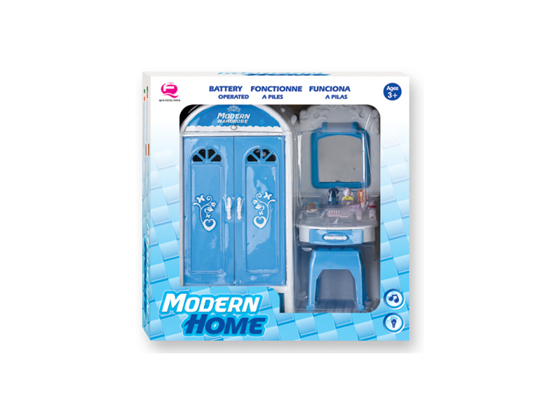 Blue Wardrobe Toy