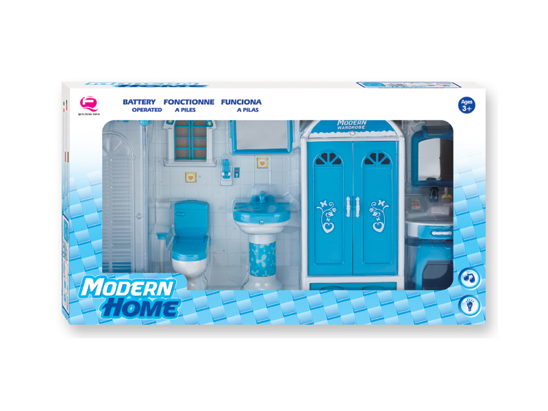 Blue Bathroom Toy