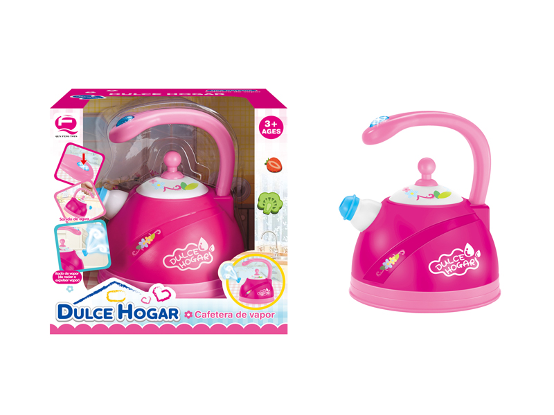 Simulated Kettle With Light And Sound Spray