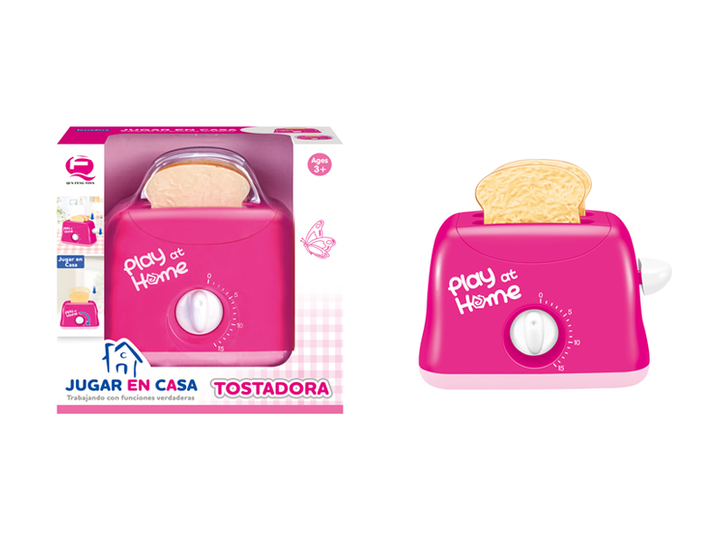 Pink Bread Machine Toy