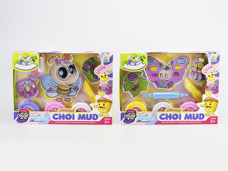 Colored Clay Insect Set