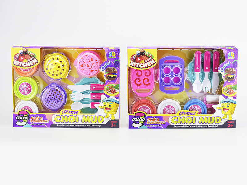 Colored Clay Dim Sum Set