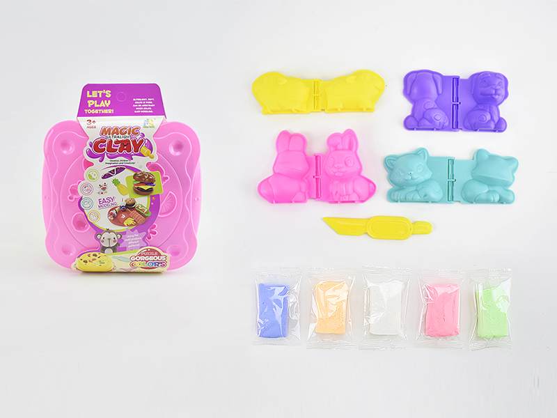 Ultra Light Clay 3D Animal Set