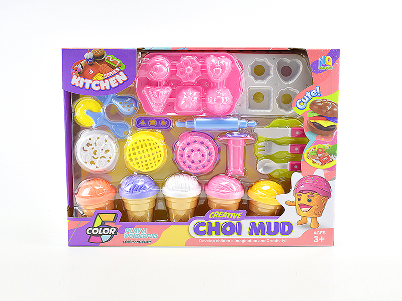 Colored Clay Dim Sum Set