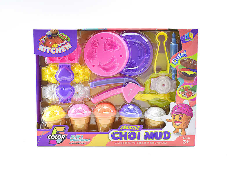 Colored Clay Fruit Biscuit Set