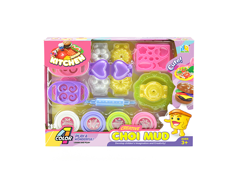 Colored Clay Biscuit Dim Sum Set