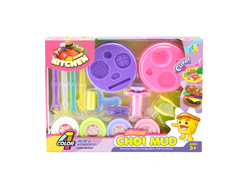 Colored Clay Hamburg Set