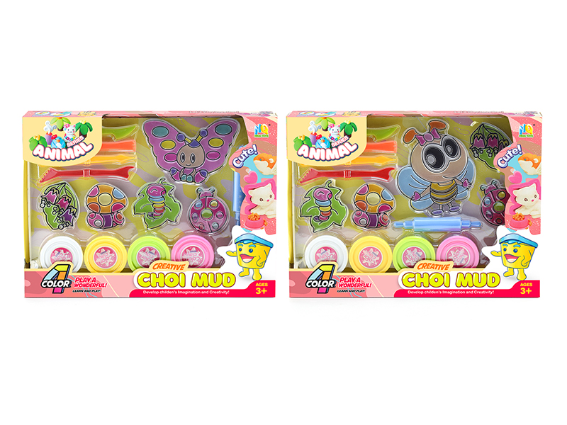 Colored Clay Insect Set