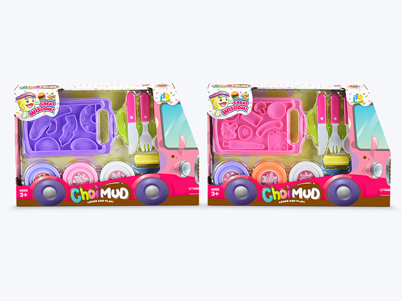Colored Clay Kitchen Set
